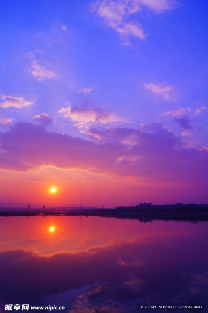 北戴河夕阳