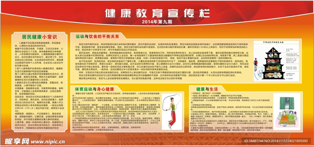 健康教育宣传栏