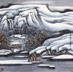 蜀山闲雪
