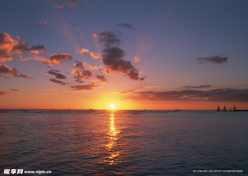 唯美夕阳