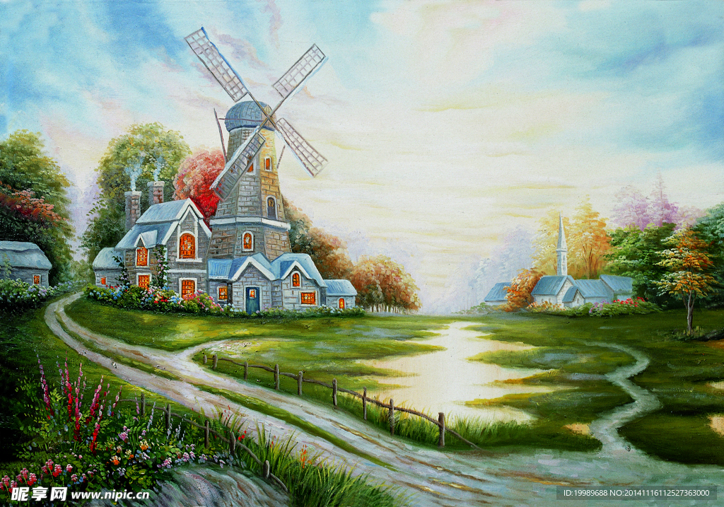 风景油画