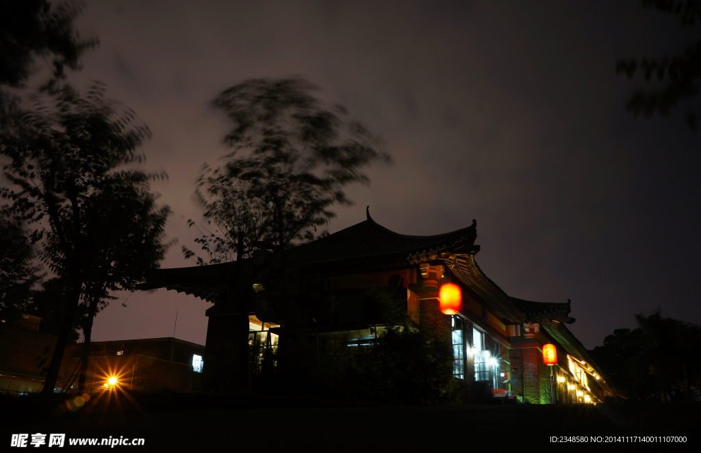 古建筑夜景