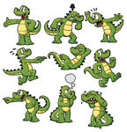 卡通鳄鱼  鳄鱼卡通