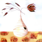 花卉花瓶油画