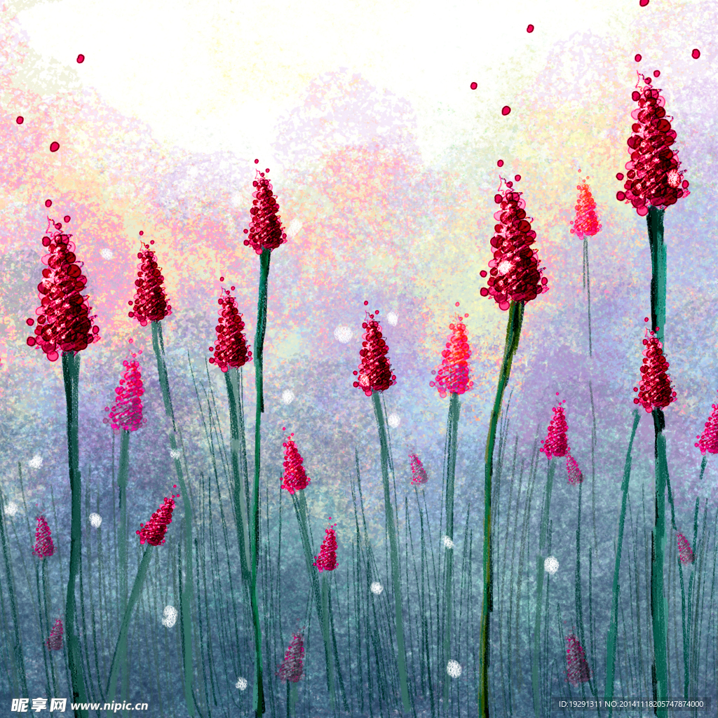 花卉油画