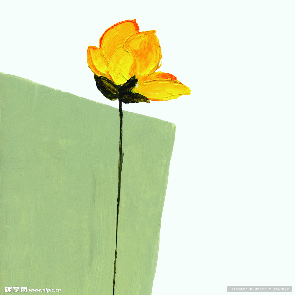 花卉油画
