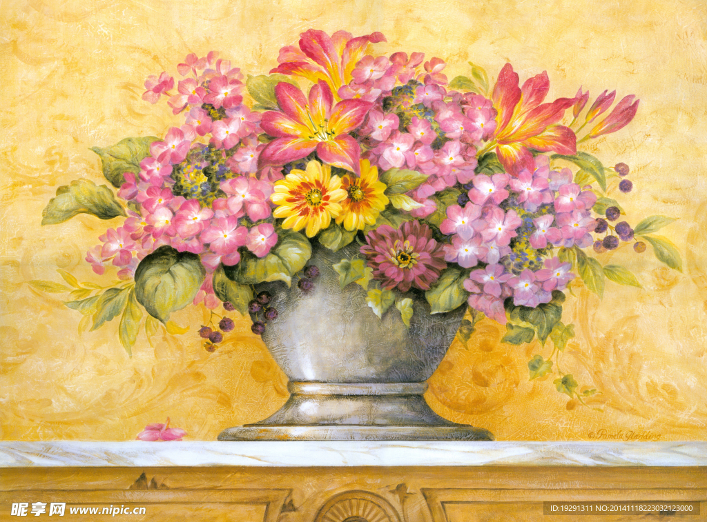 花卉油画