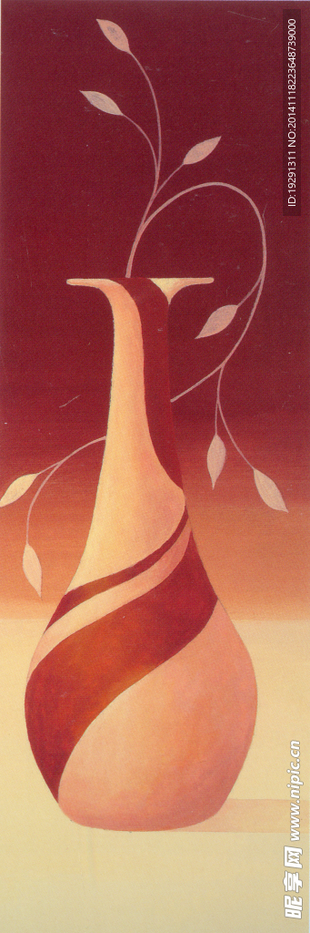 花卉花瓶油画