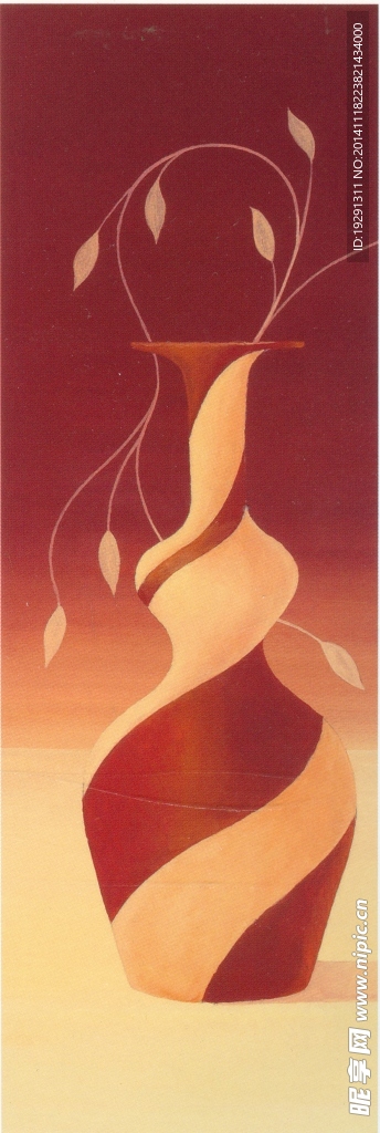 花卉花瓶油画