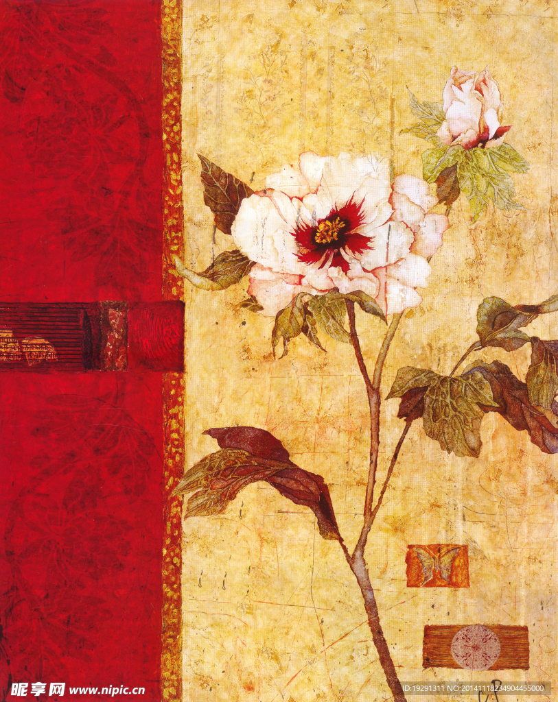 花卉油画