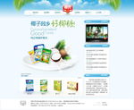 椰子产品网页网站