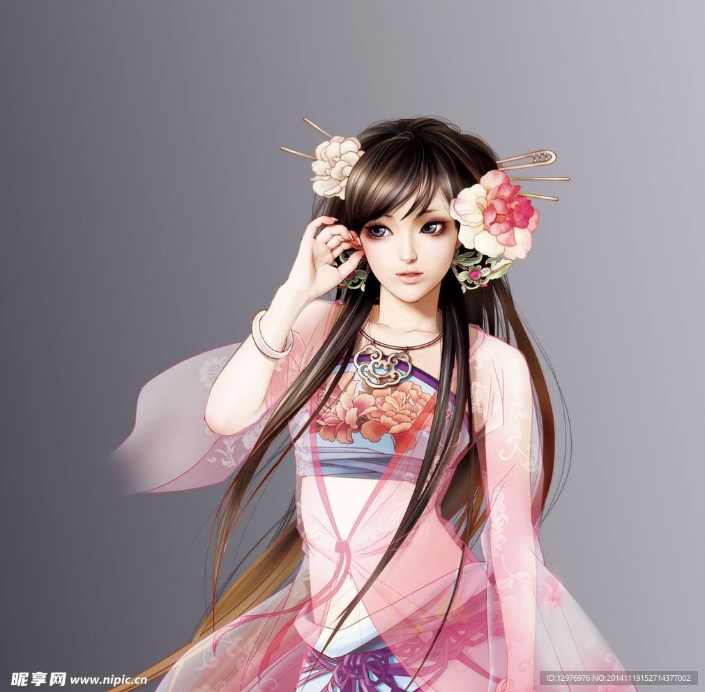 游戏美女