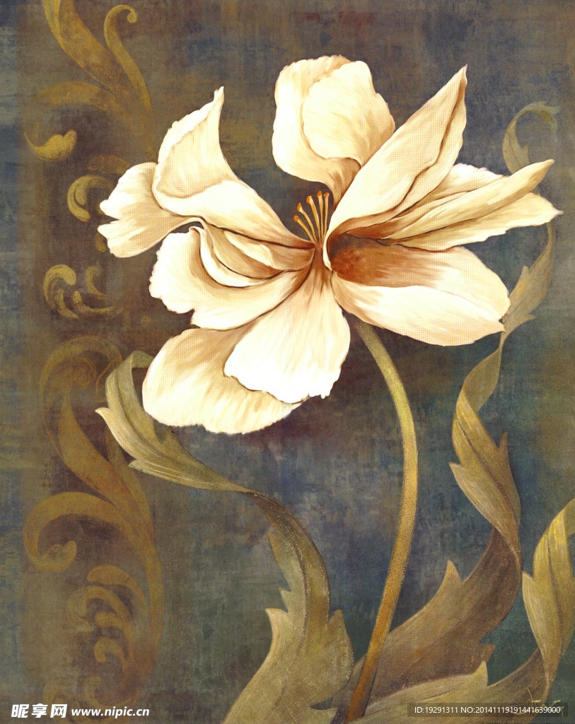 花卉油画