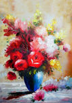 花卉油画