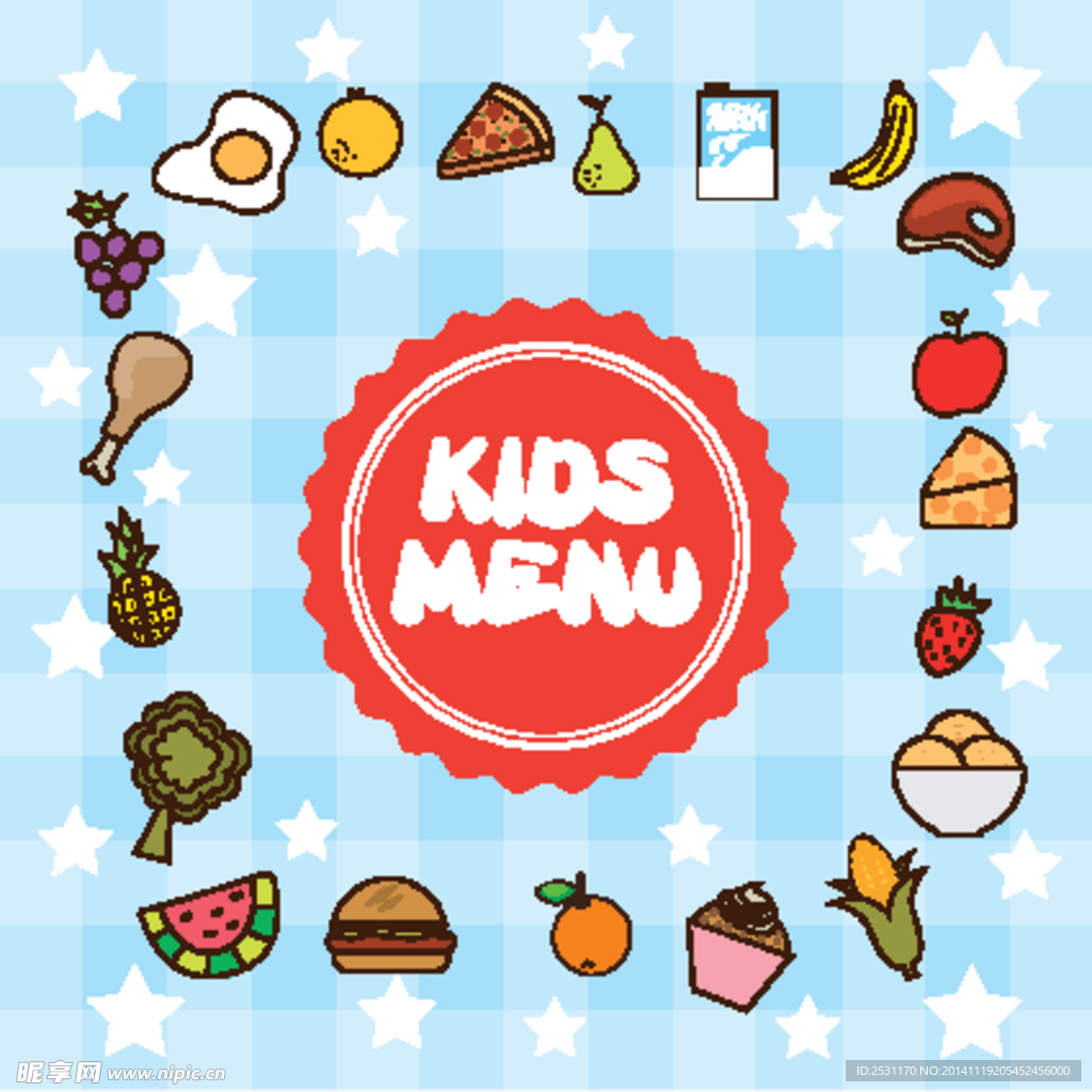 儿童菜单图片素材-编号08603220-图行天下