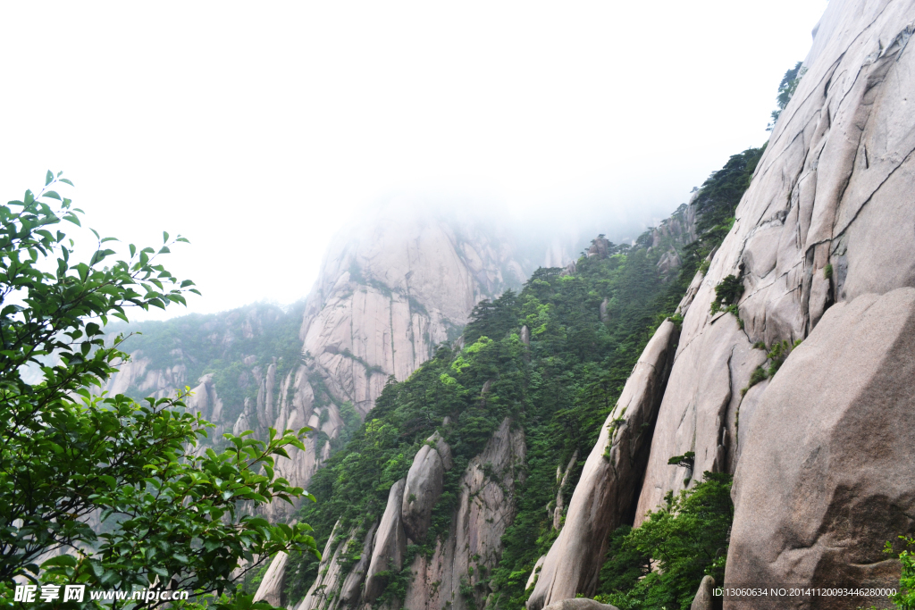 黄山 风景 黄山顶峰  