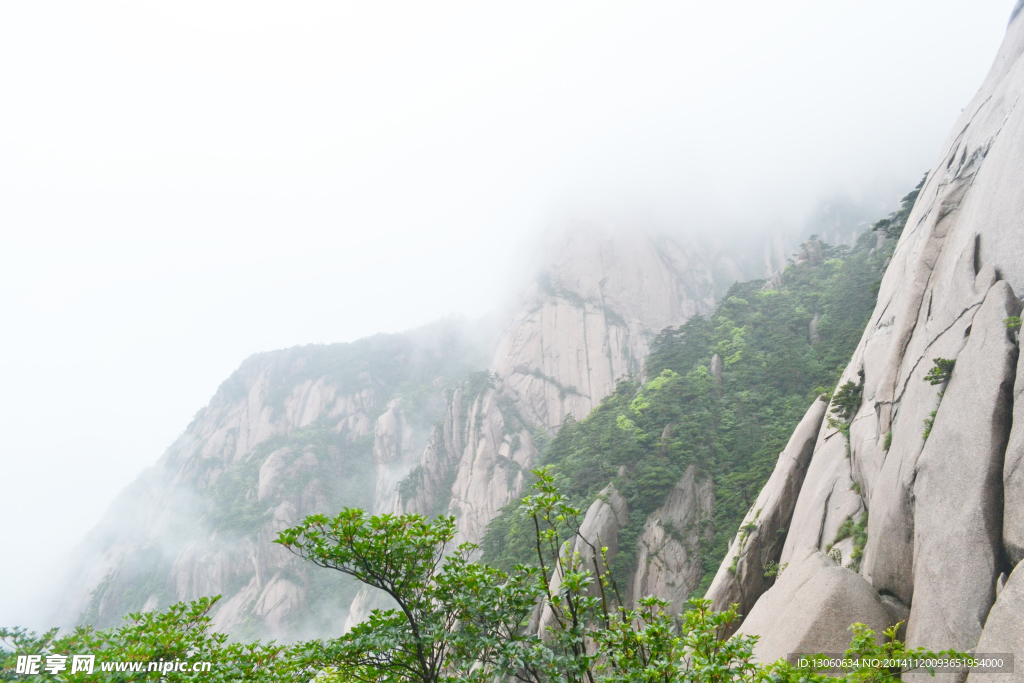 黄山 风景 黄山顶峰  