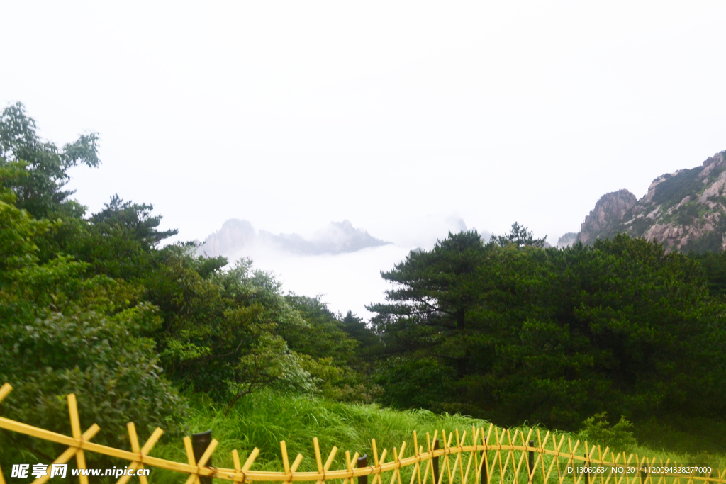 黄山 风景 黄山顶峰 