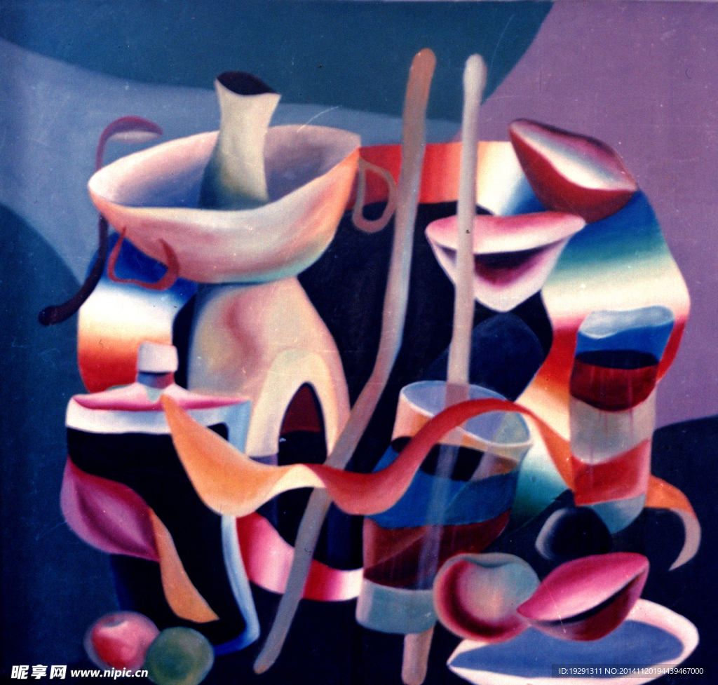 抽象图案油画