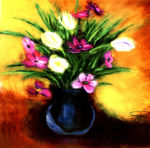 花卉油画