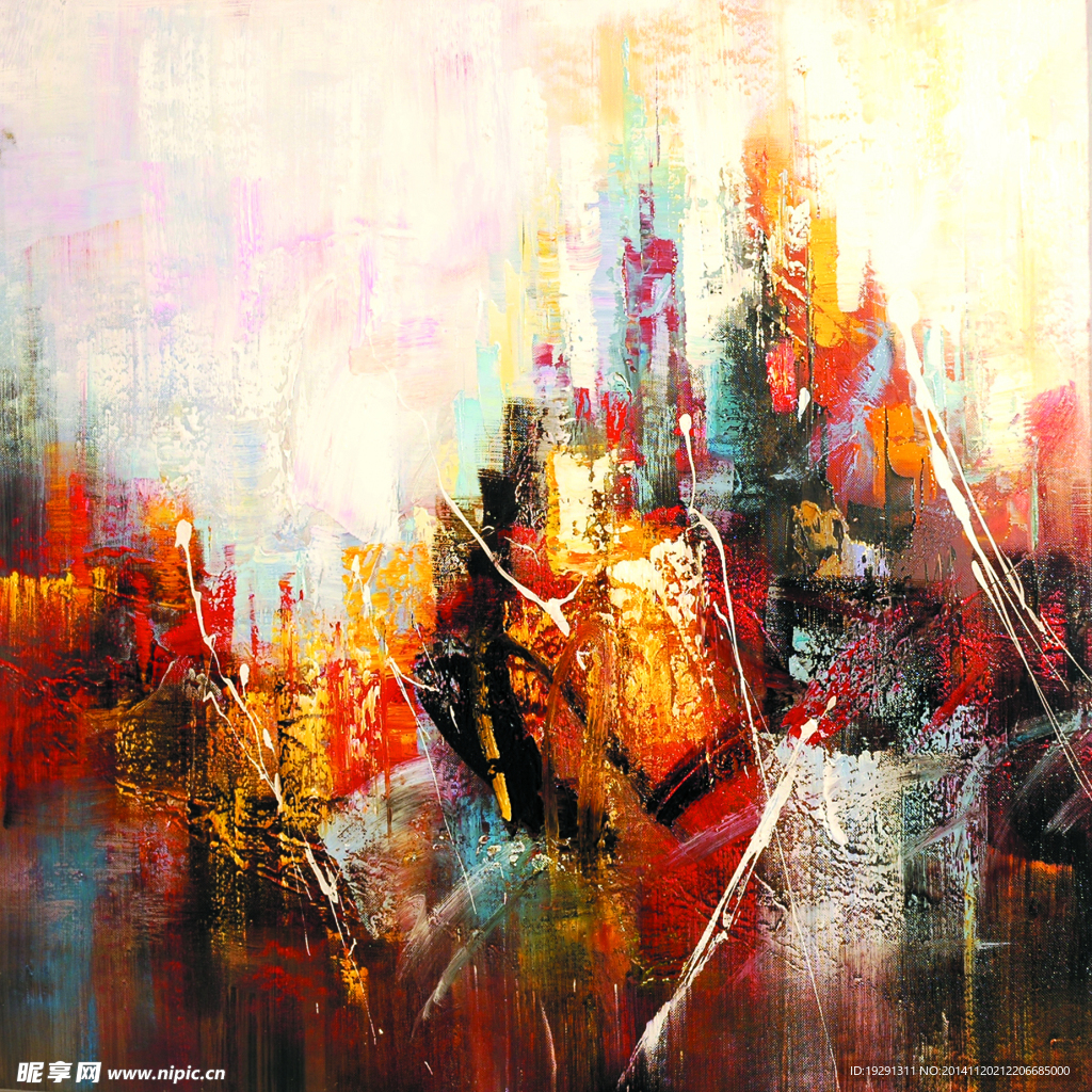 抽象油画
