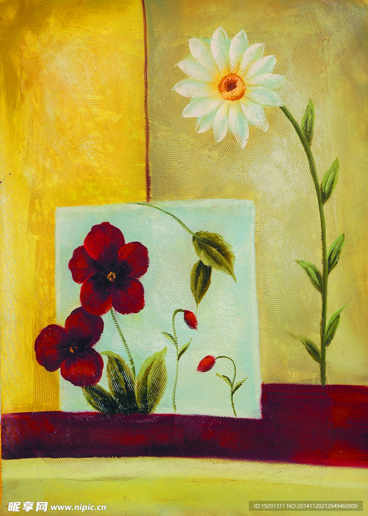 花卉油画