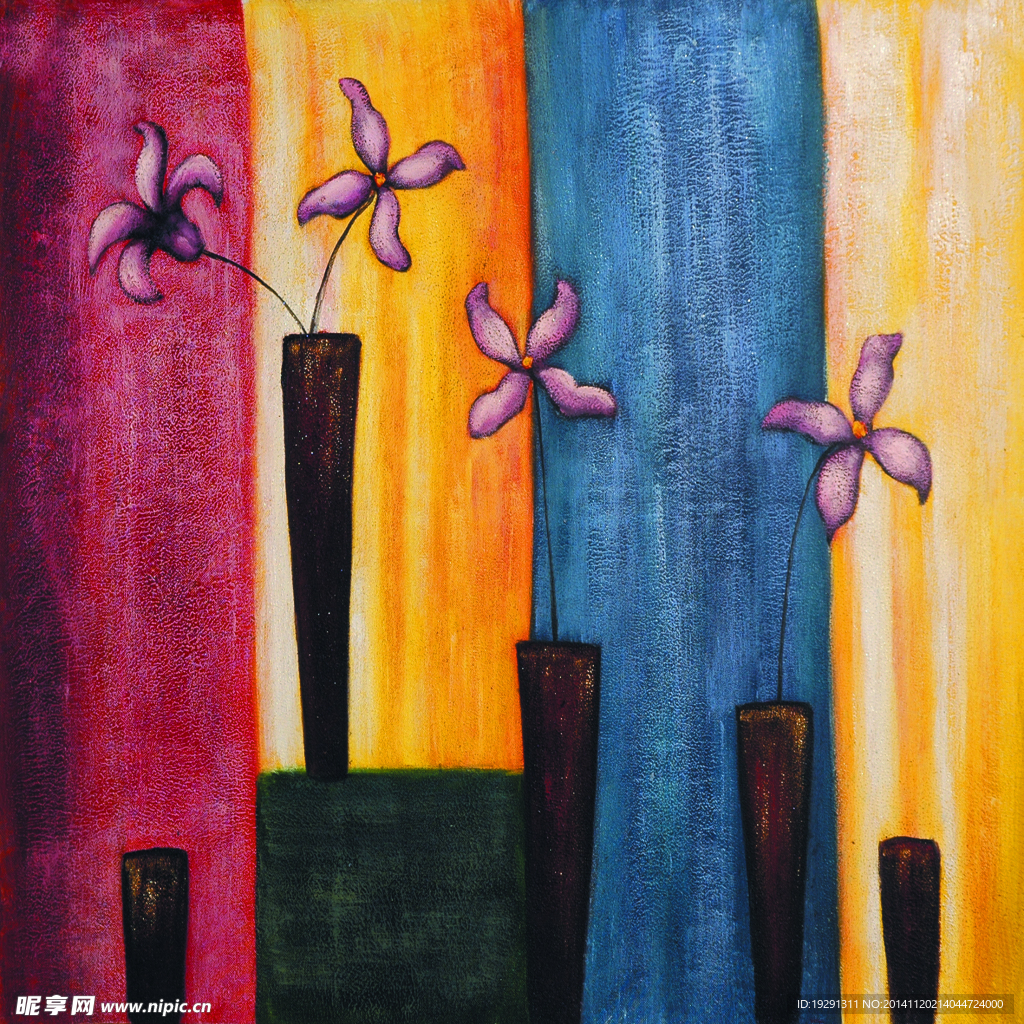 花卉油画