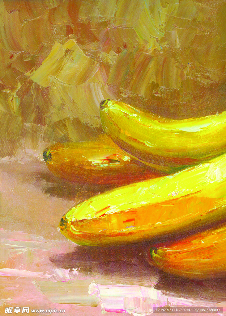 香蕉油画