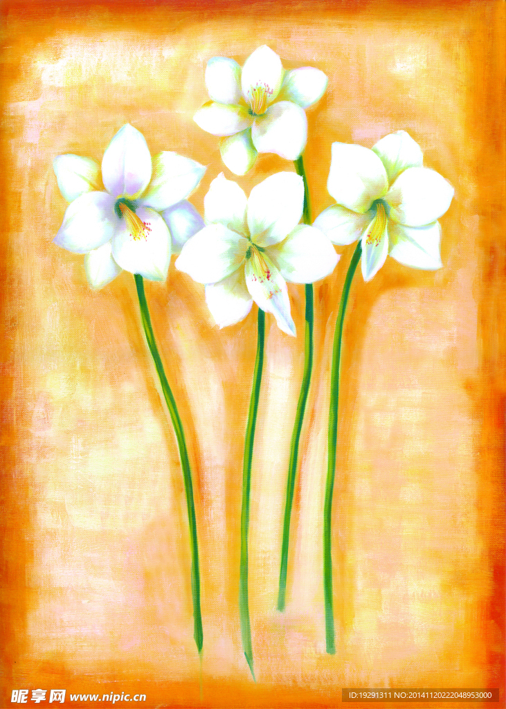 花卉油画