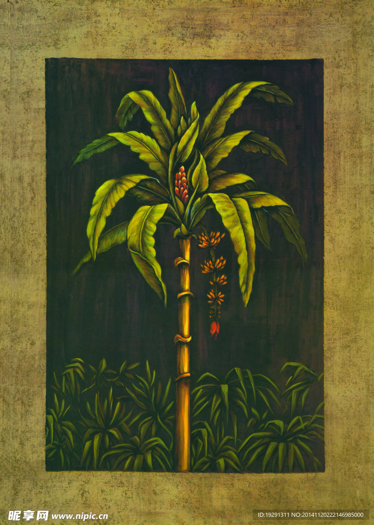花卉油画