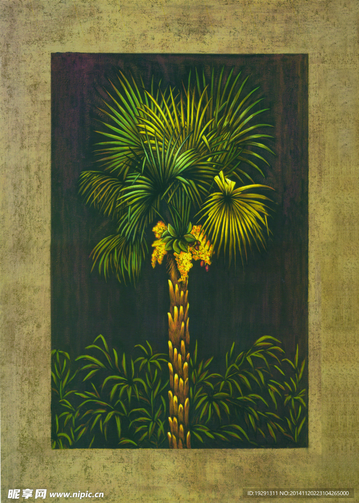 花卉油画