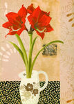 花卉花瓶油画