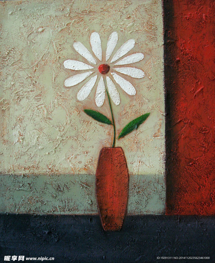 花卉油画