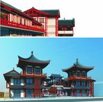 仿古 商业街