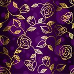 金色花朵花纹