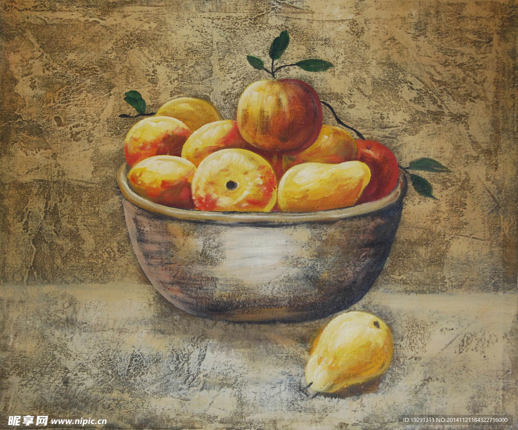 橘子油画