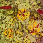 服装面料墙纸烂花矢量图库