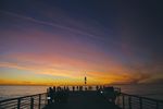 海岸 黄昏