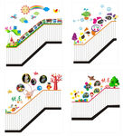 幼儿园楼梯间画面设计
