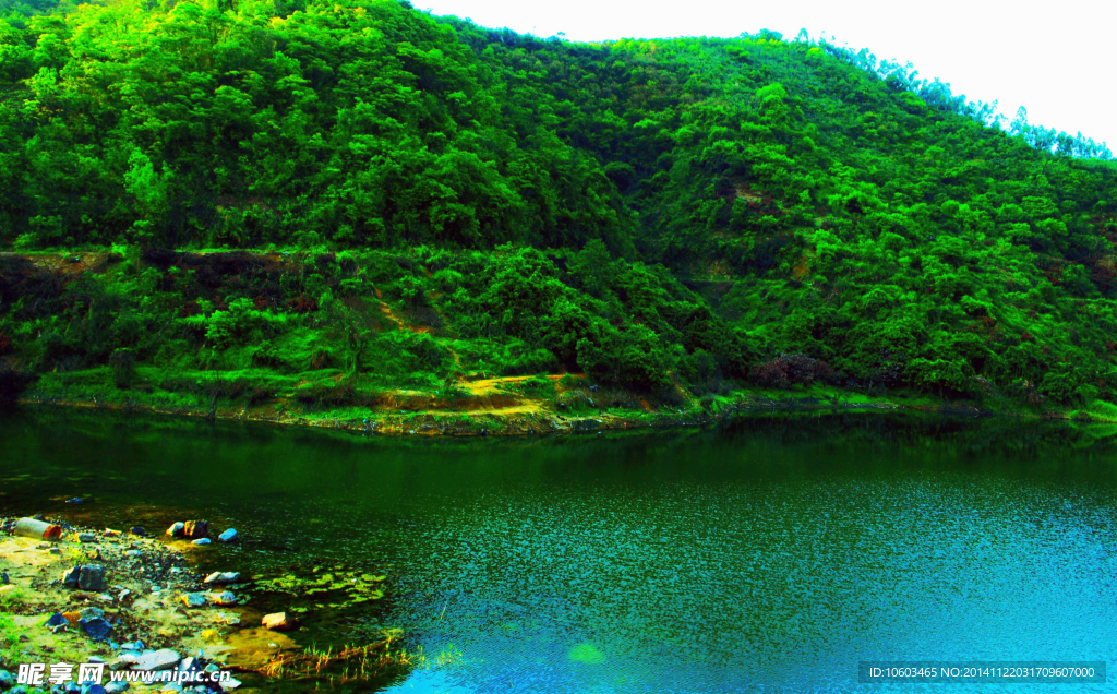 山顶水库 水库风光