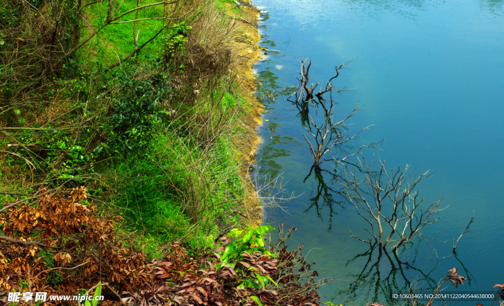 建筑山水 残湖掠影