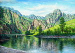 山水油画