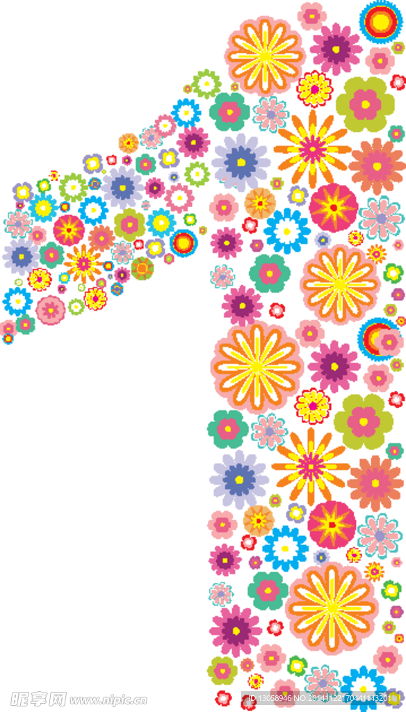 1字花