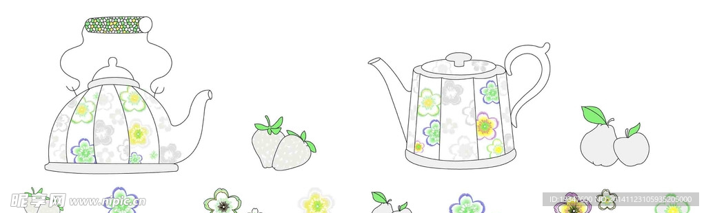 陶瓷喷墨花片 通道分层