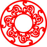 镂空 圆 移门 雕刻 现