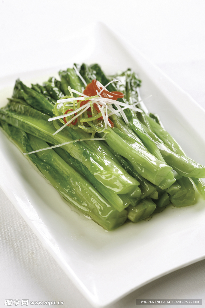 清炒油麦菜元