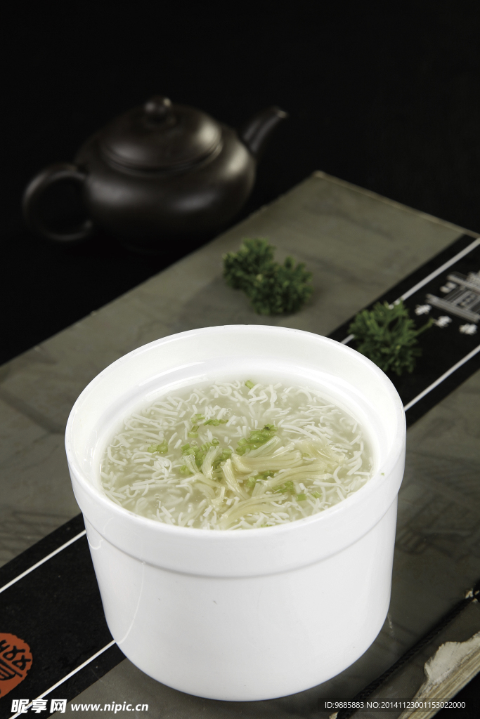 银丝干贝汤
