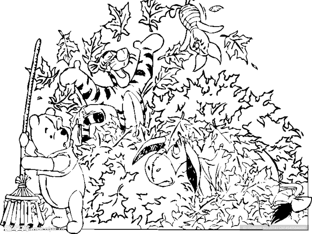 素描 卡通图库 铅笔画