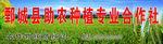 助农合作社喷绘