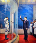出征 油画